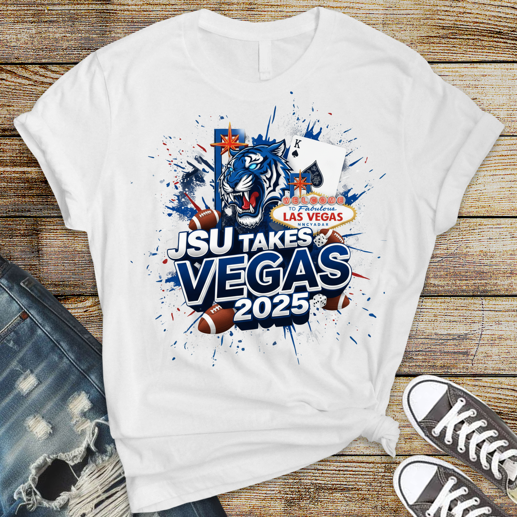 JSU takes Vegas White Tee